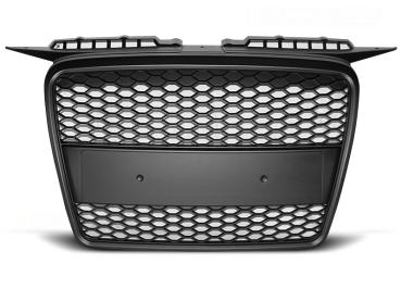 Sportgrill / Kühlergrill kompatibel mit Audi A3 8P 04-08 matt schwarz in Wabendesign
